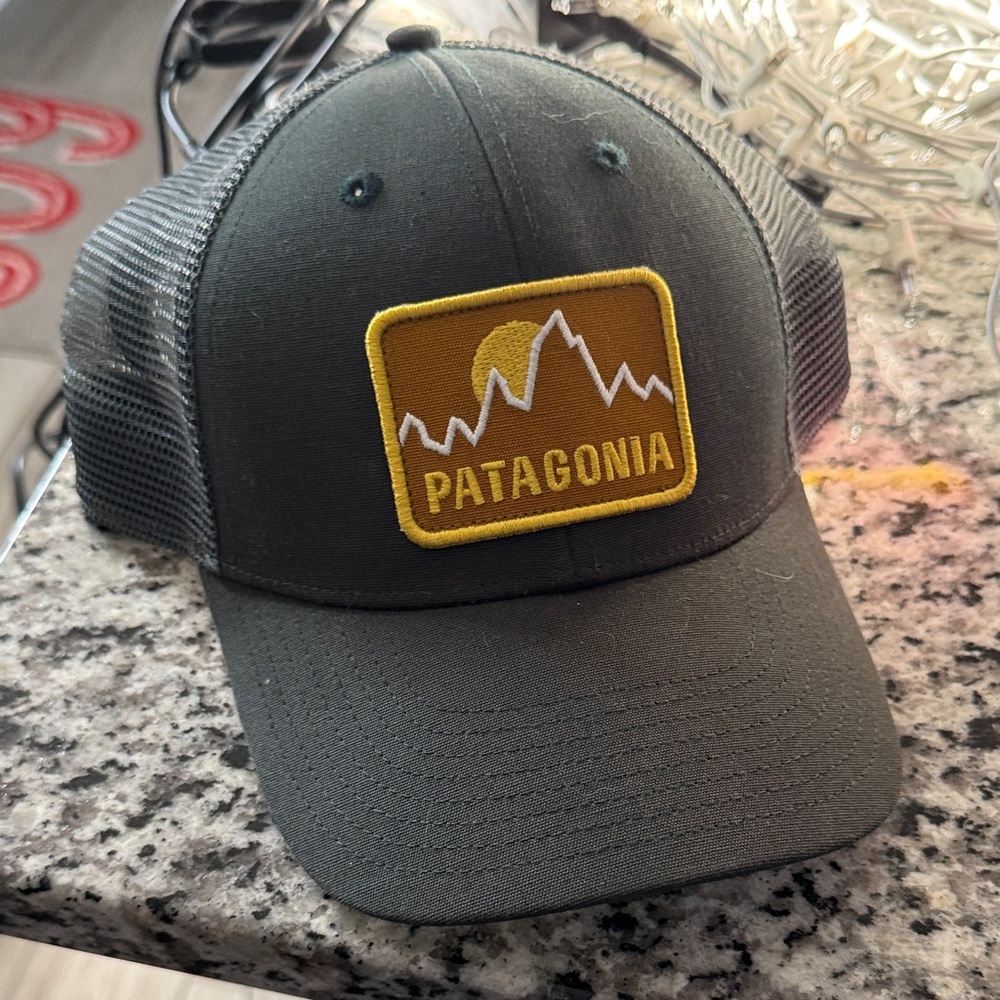 Patagonia Dark Green Cap with Gold Patch